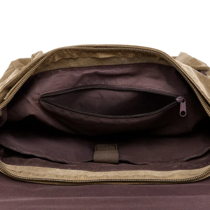 Messenger Bag Men Business Portable Shoulder Canvas Crossbody Pack Retro Casual Office Satchel Travel Bags Kit Vintage Y75A