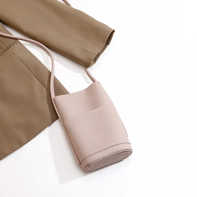 High Quality Soft Pu Leather Mobile Phone Bag For Women Portable Crossbody Small Bag New Fashion Versatile Shopping Phone Bag