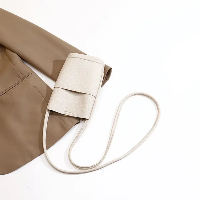 High Quality Soft Pu Leather Mobile Phone Bag For Women Portable Crossbody Small Bag New Fashion Versatile Shopping Phone Bag