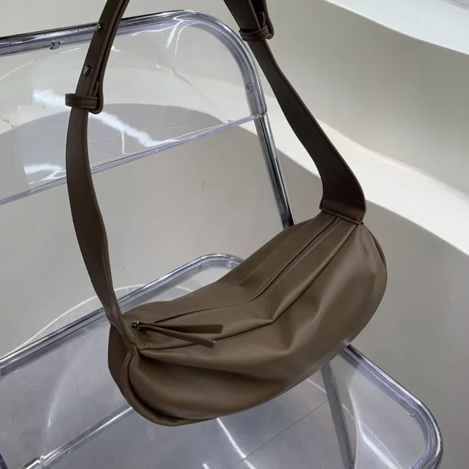 New Women Soft Pu Leather SHoulder Messenger Armpit Retro Lady Pillow Bags Purses And Handbags