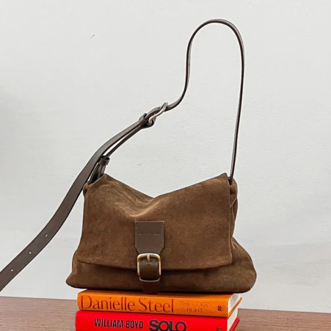 MEDIOW Messenger Bag Crossbody Shoulder Bag Luxury Designer Purse 2022 New In PU Leather Retro Style Matte Skin Belt Decoration