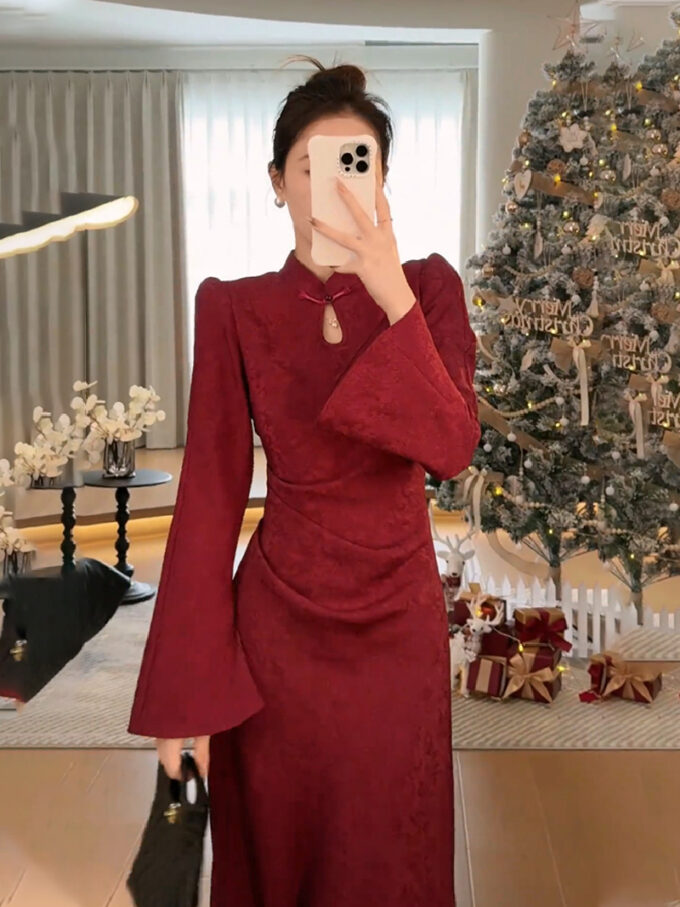 New Chinese style national style dress skirt improved cheongsam dress women