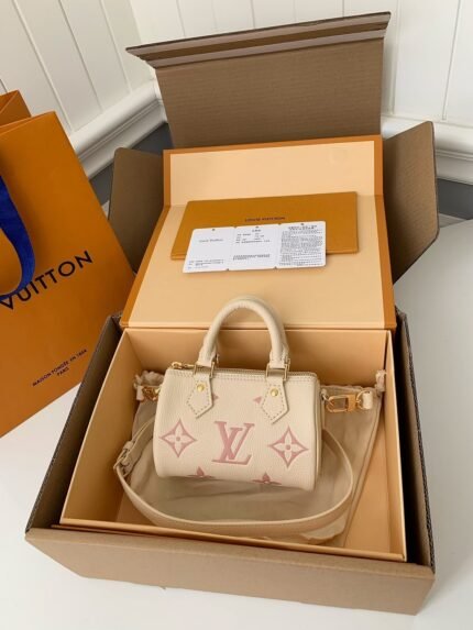 Louis Vuitton Nano Speedy M81913,Size:16*10*7.5cm