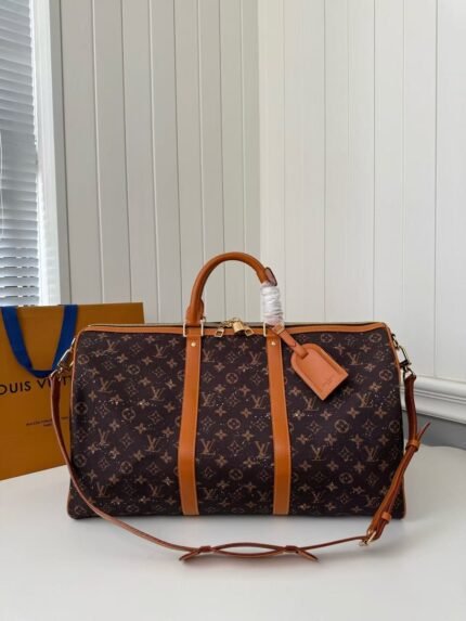 New Louis Vuitton KEEPALL BANDOULIÈRE50 travel bag M13977