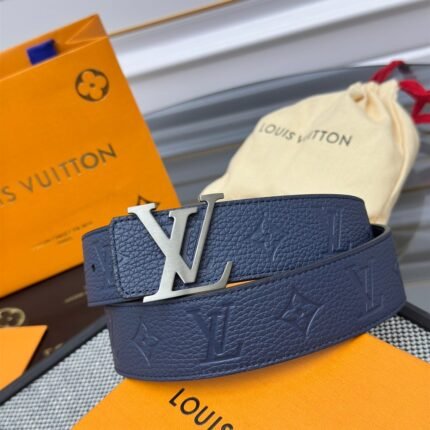 Louis Vuitton LV Taurillon Double-sided Belt Width: 4.0cm