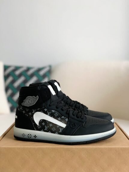 Louis Vuitton x Nike Air Jorda 1 High Aj1 Sneakers