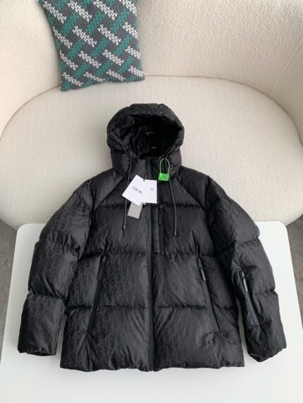 DlOR Logo Printed Down Jacket