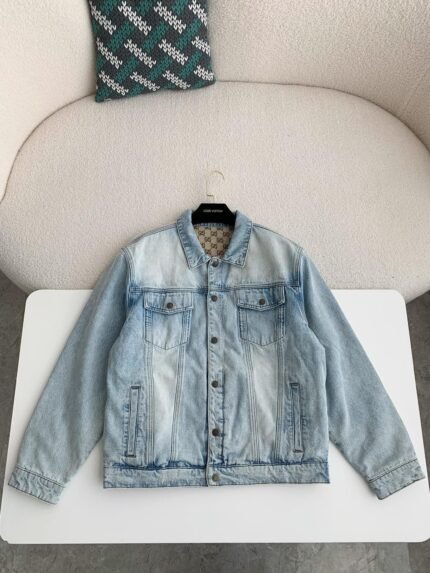 Gucci 24 new double-sided Jean Jacket