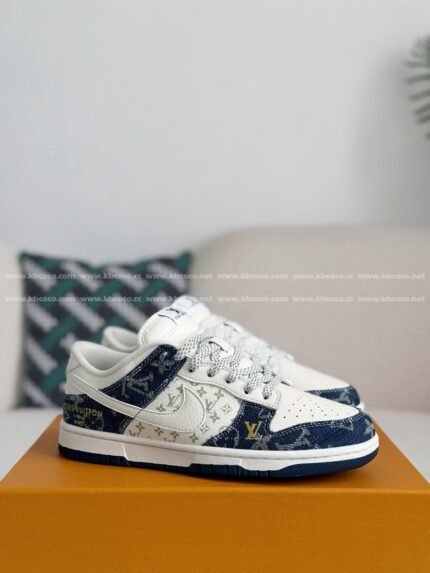 Louis Vuitton x Nike Dunk Cowboy low-topplank shoes