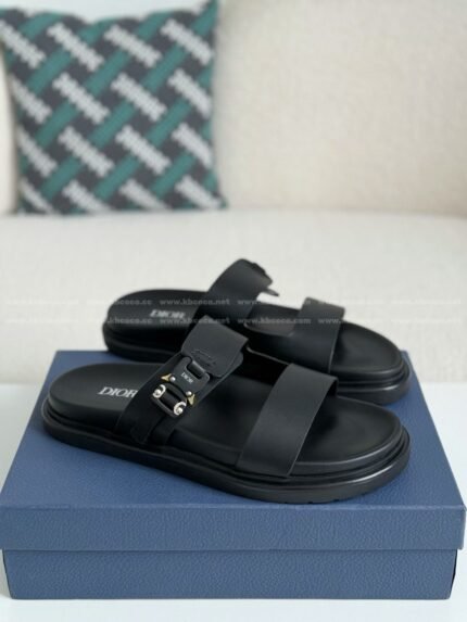 Dior Aqua Leather Slippers