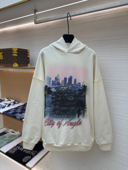 Balenciaga City Night Print Hoodie