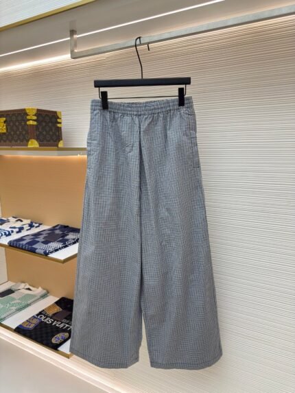Balenciaga QR code striped wheat ear pants